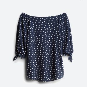 Grassely off the shoulder blouse